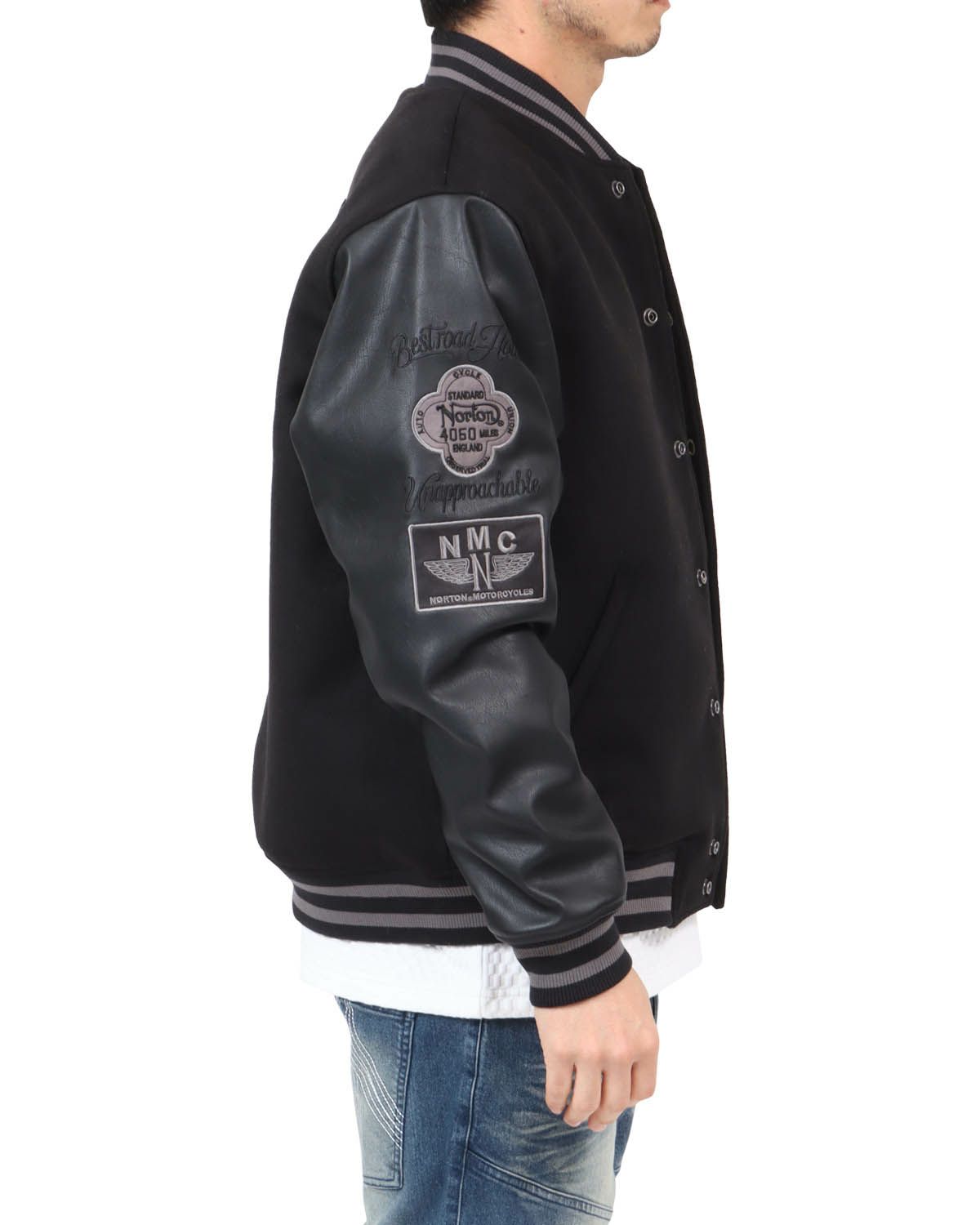 ブラック：180cm67kg(Lサイズ着用)