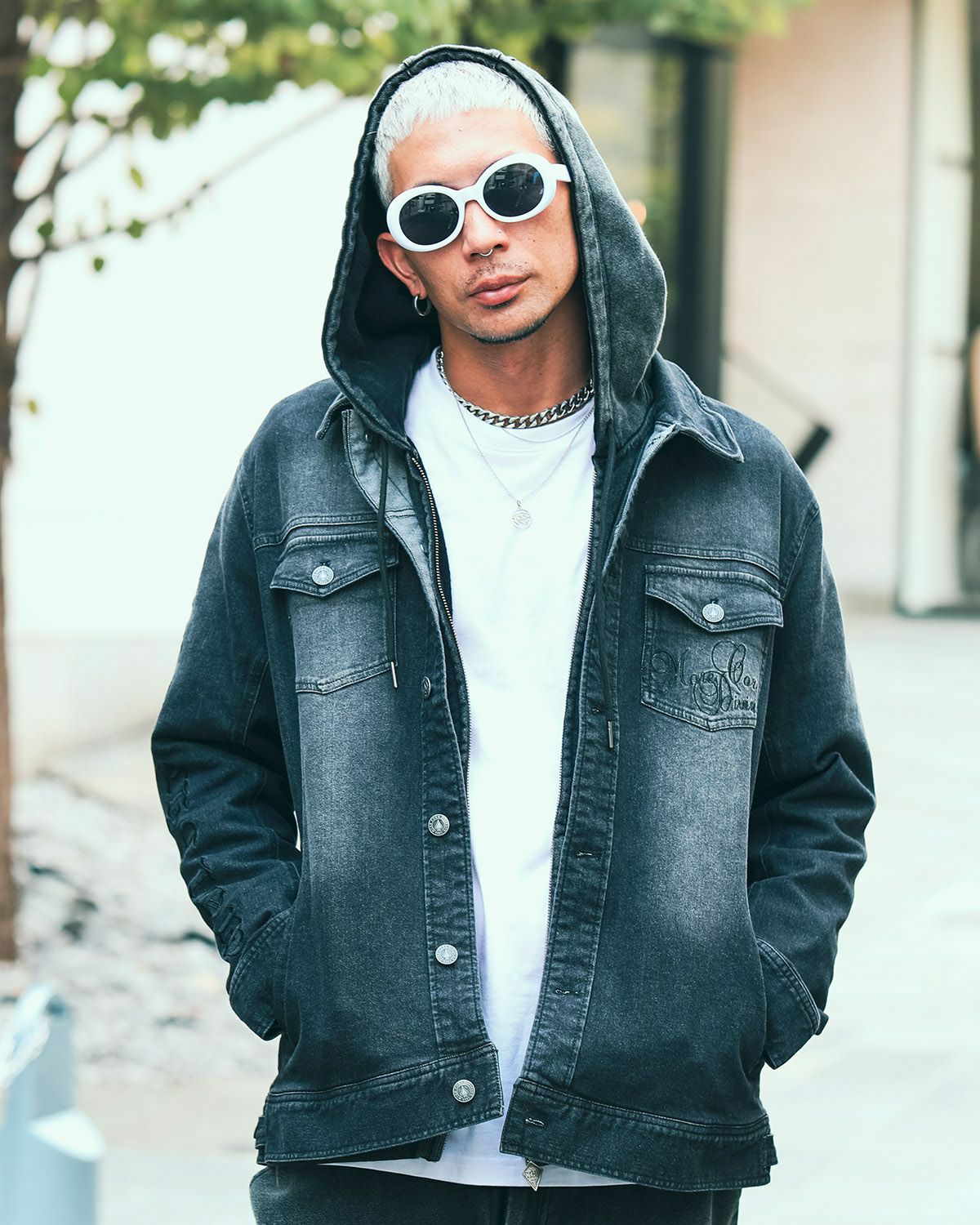 ブラック:183cm(XLサイズ着用)