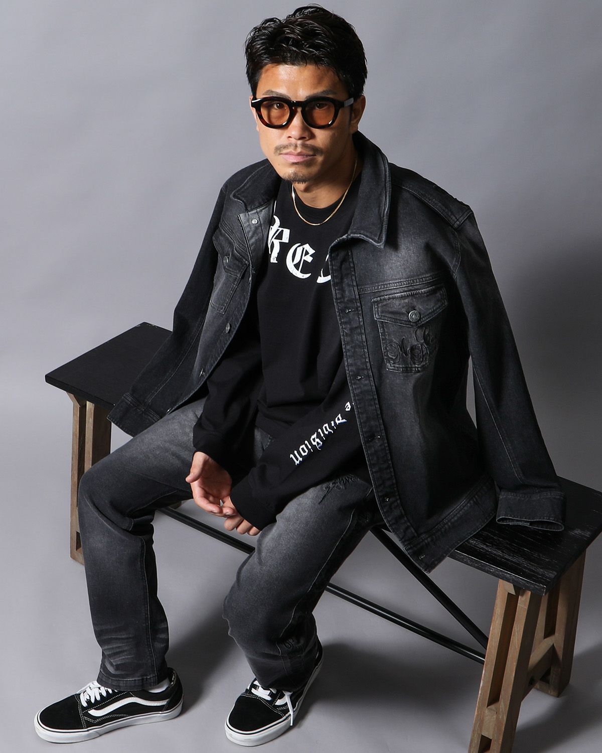 ブラック:165cm(Lサイズ着用)