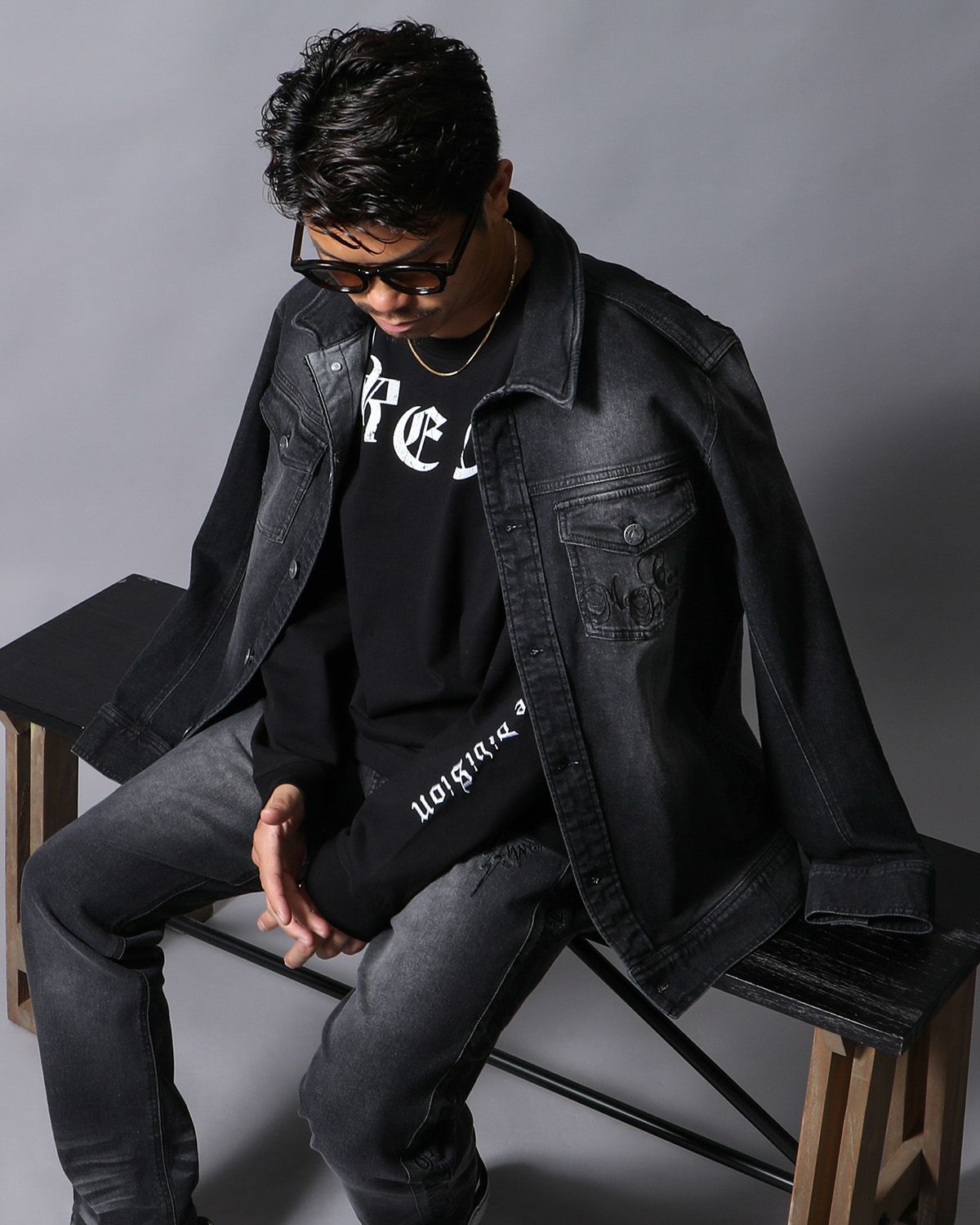 ブラック:165cm(Lサイズ着用)