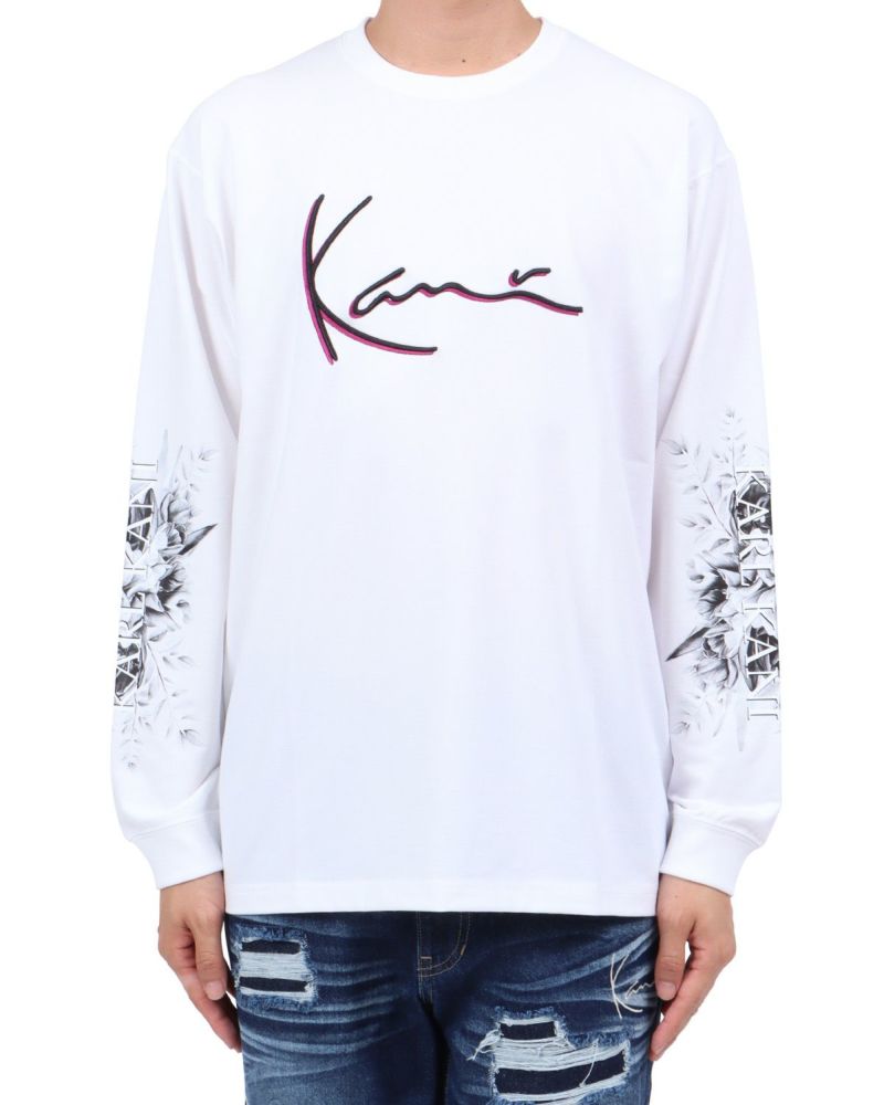 ホワイト：174cm62kg(Lサイズ着用)