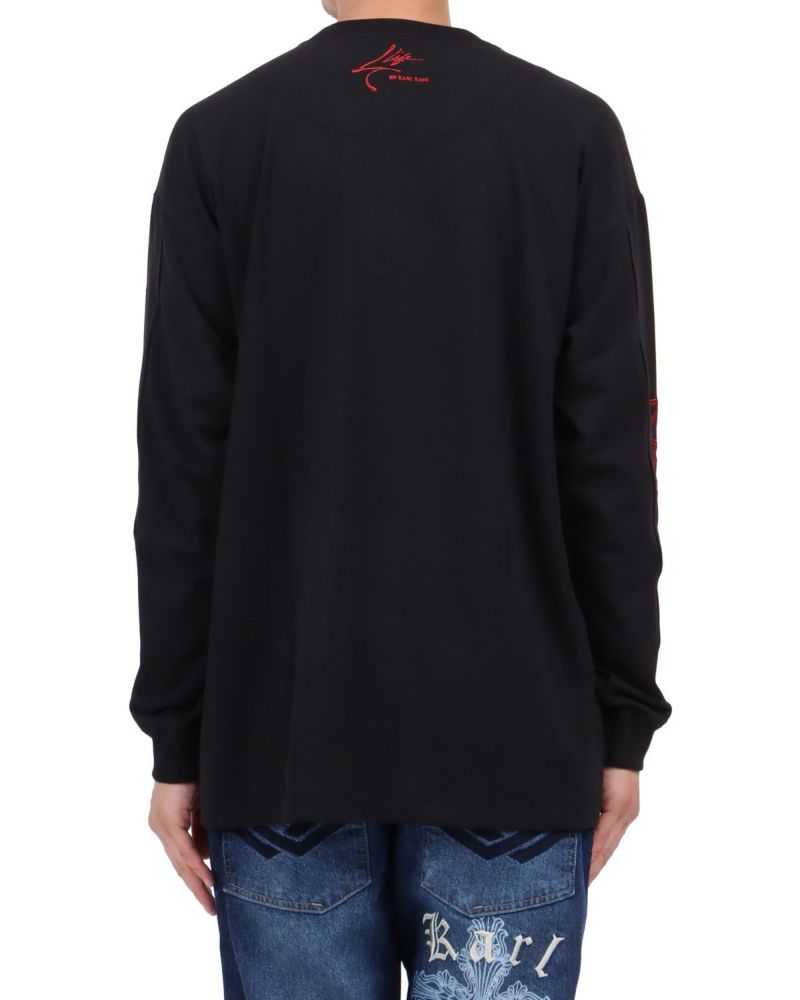 ブラック：174cm62kg(Lサイズ着用)