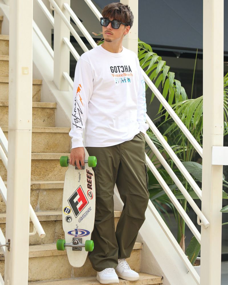 カーキ：180cm/70kg(Lサイズ着用)