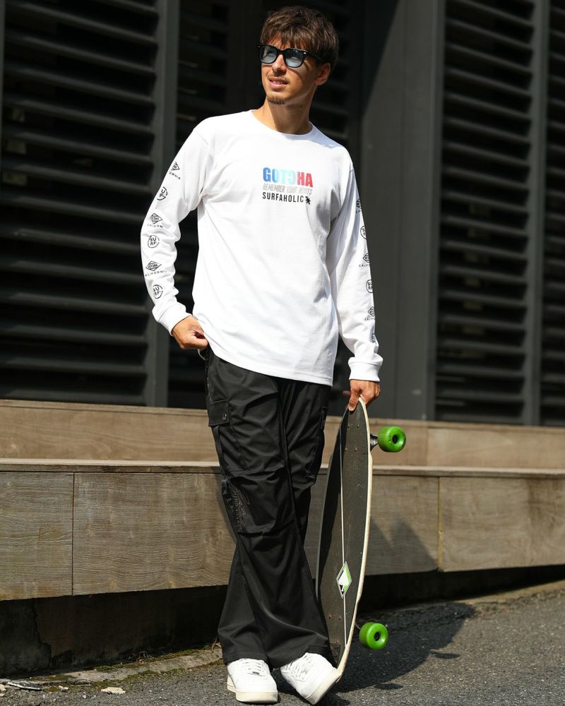 ブラック：180cm/70kg(Lサイズ着用)