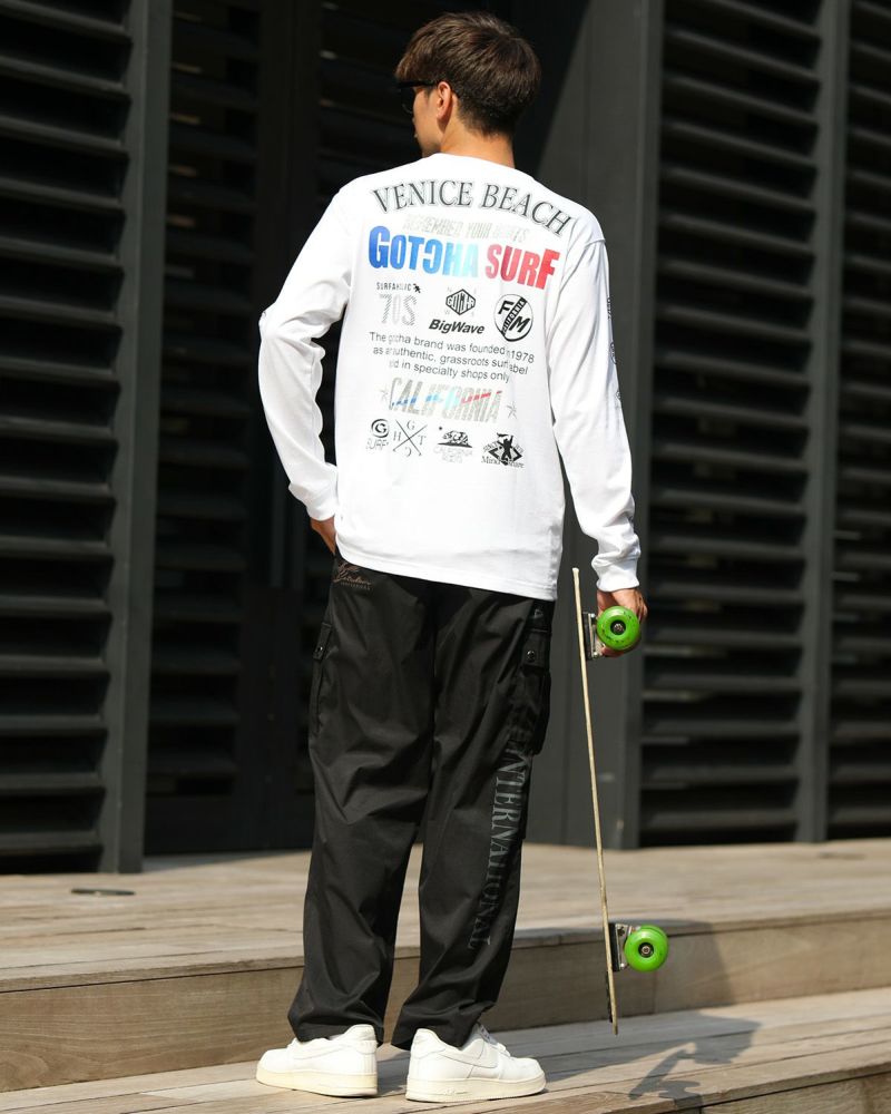 ブラック：180cm/70kg(Lサイズ着用)