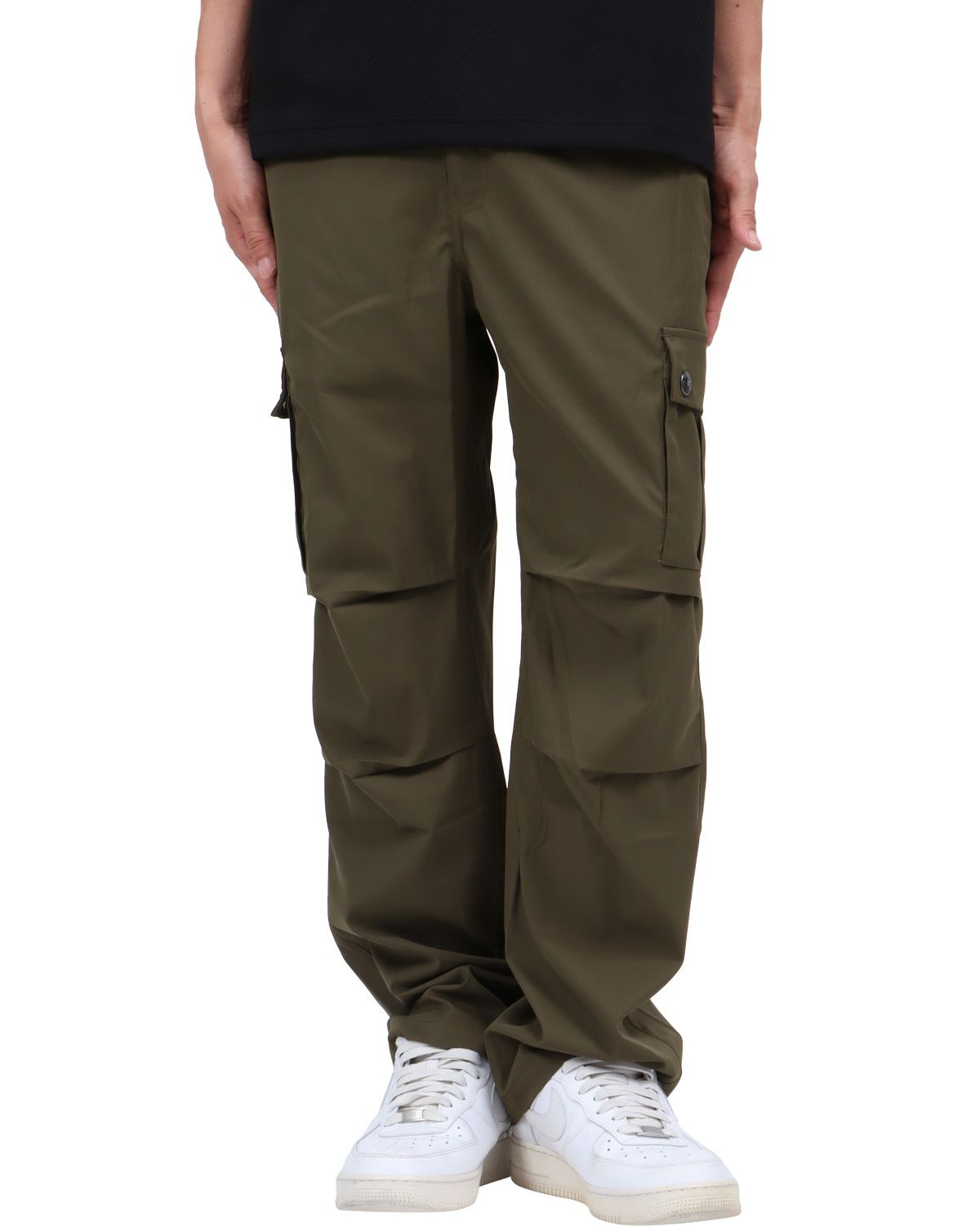 カーキ：174cm62kg(Mサイズ着用)