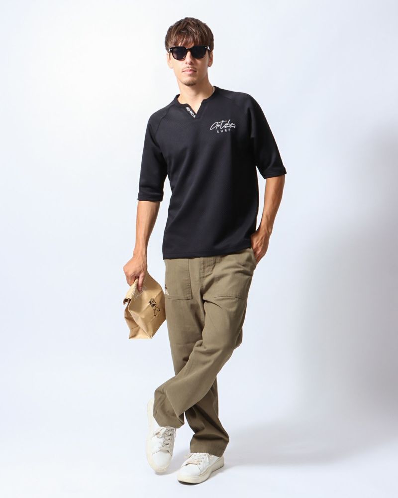 ブラック：180cm/70kg(Lサイズ着用)