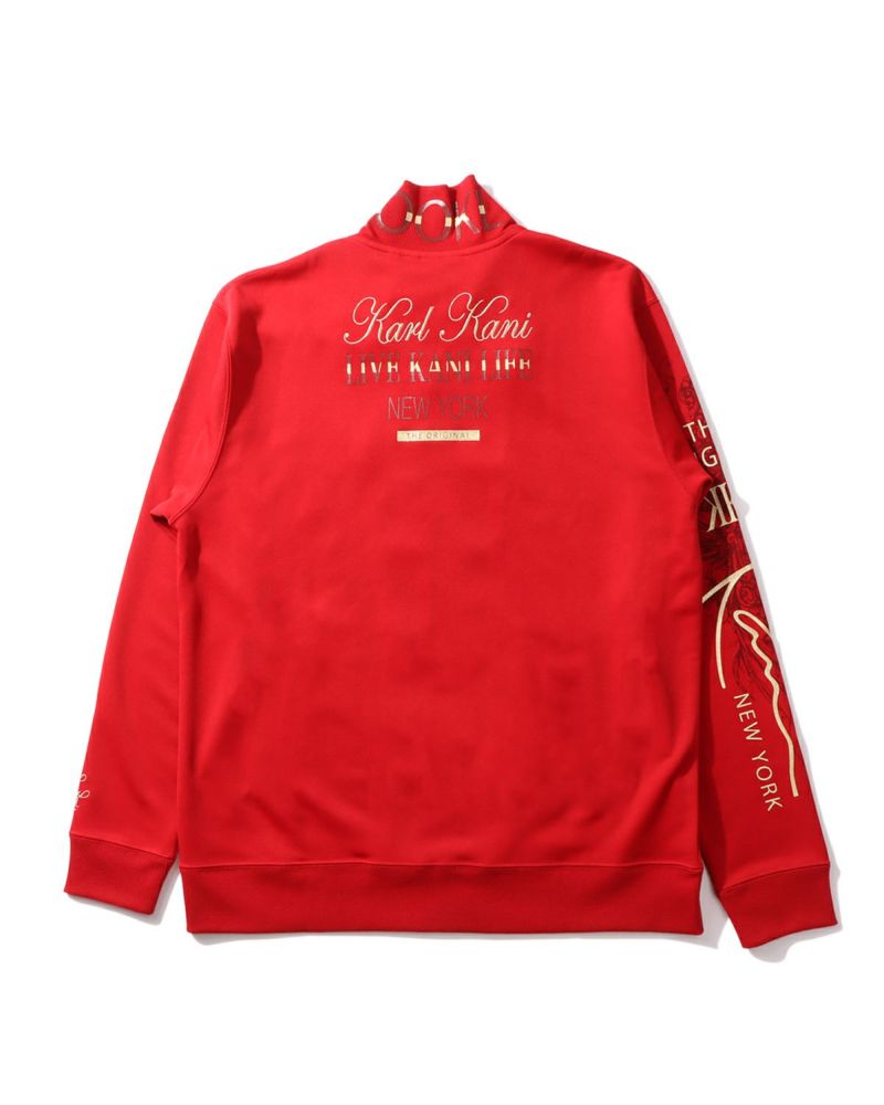 KARL KANI　カールカナイ　本革　レザージャケット　アメリカ製　赤　XL Karl Kani - KANI KANI SPORT カールカナイの通販 by ジョニー's