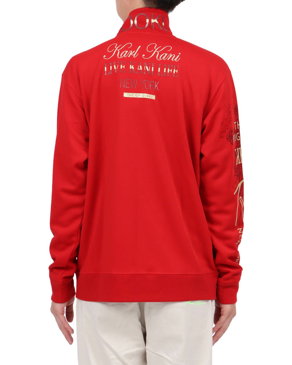 レッド：174cm62kg(Lサイズ着用)