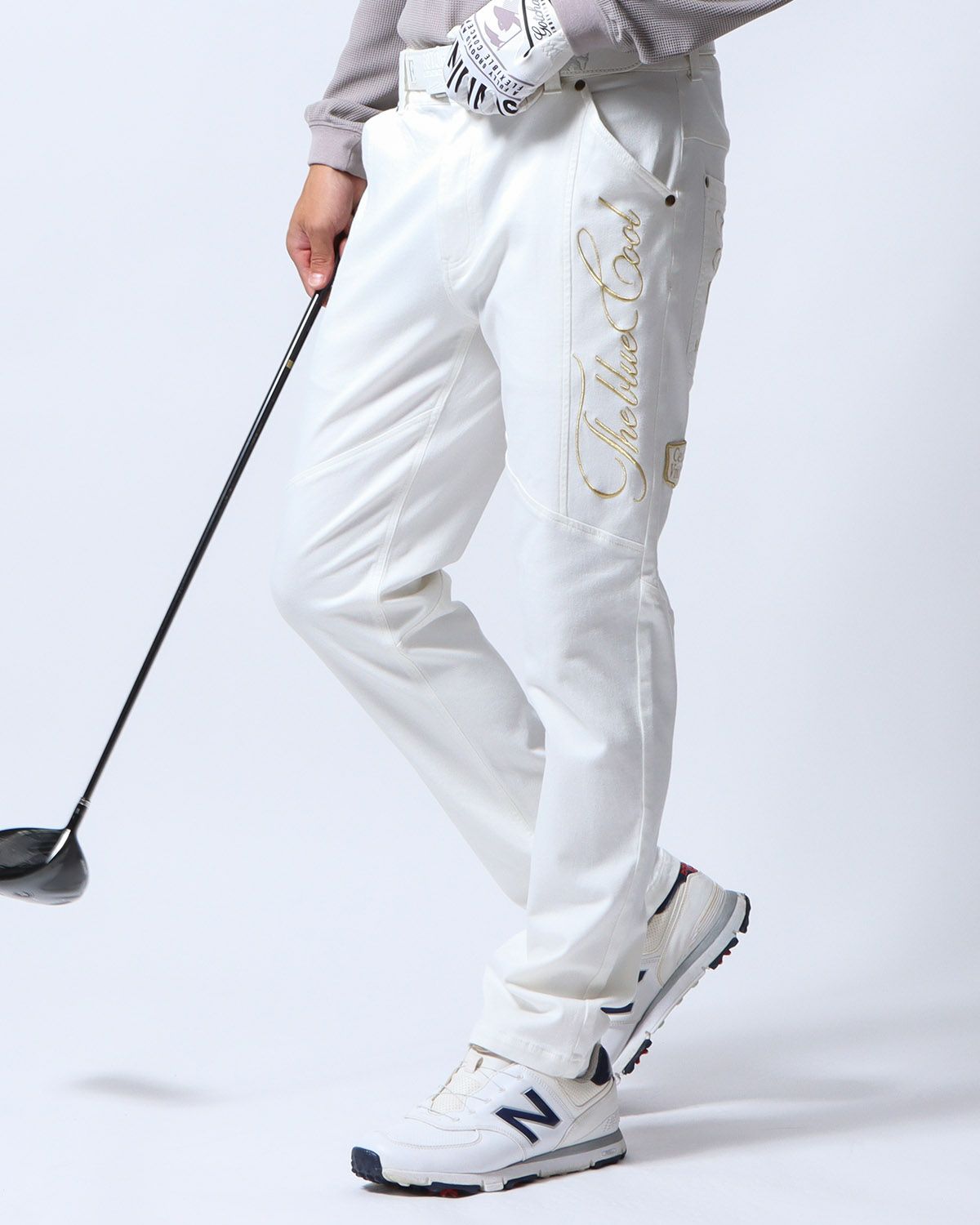 ホワイト：180cm/70kg(Lサイズ着用)