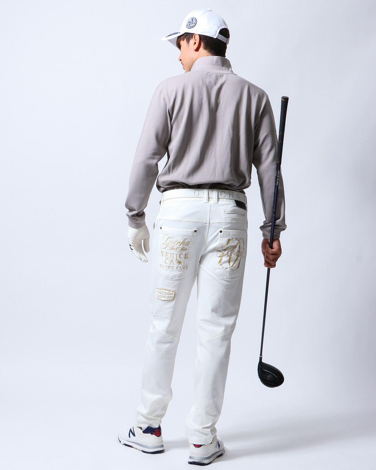 ホワイト：180cm/70kg(Lサイズ着用)