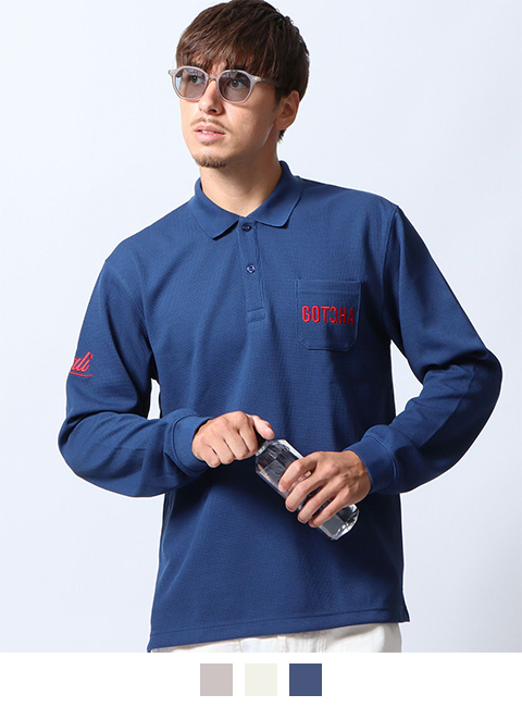 ネイビー：180cm/70kg(Lサイズ着用)