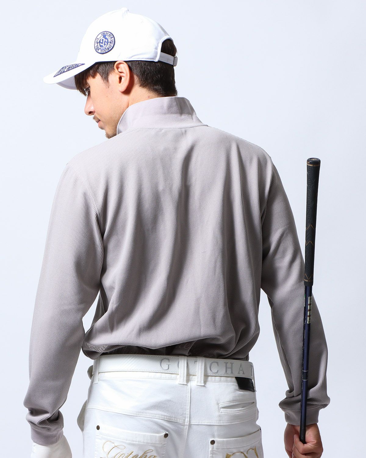 杢グレー：180cm/70kg(Lサイズ着用)