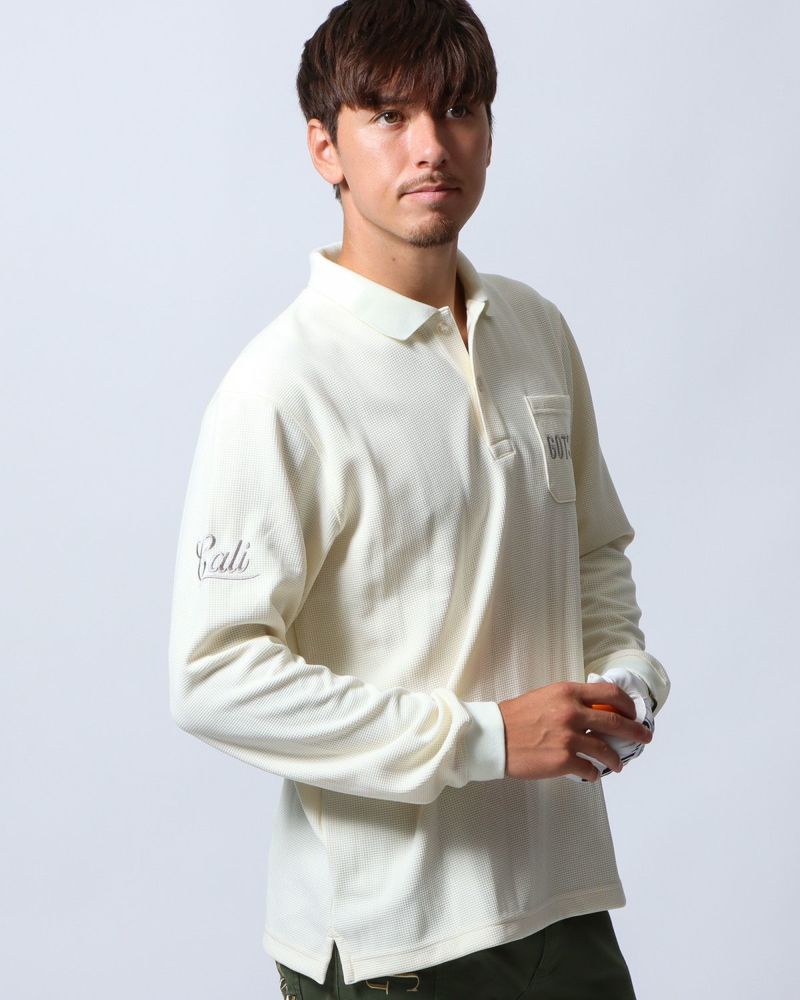 クリーム：180cm/70kg(Lサイズ着用)