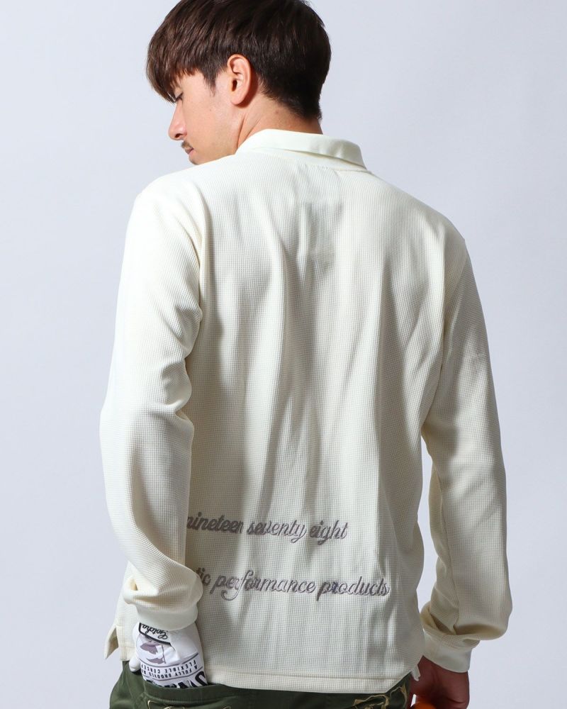 クリーム：180cm/70kg(Lサイズ着用)