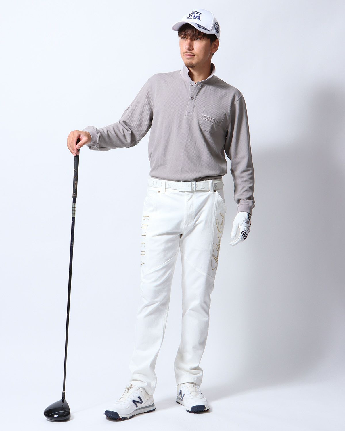 杢グレー：180cm/70kg(Lサイズ着用)