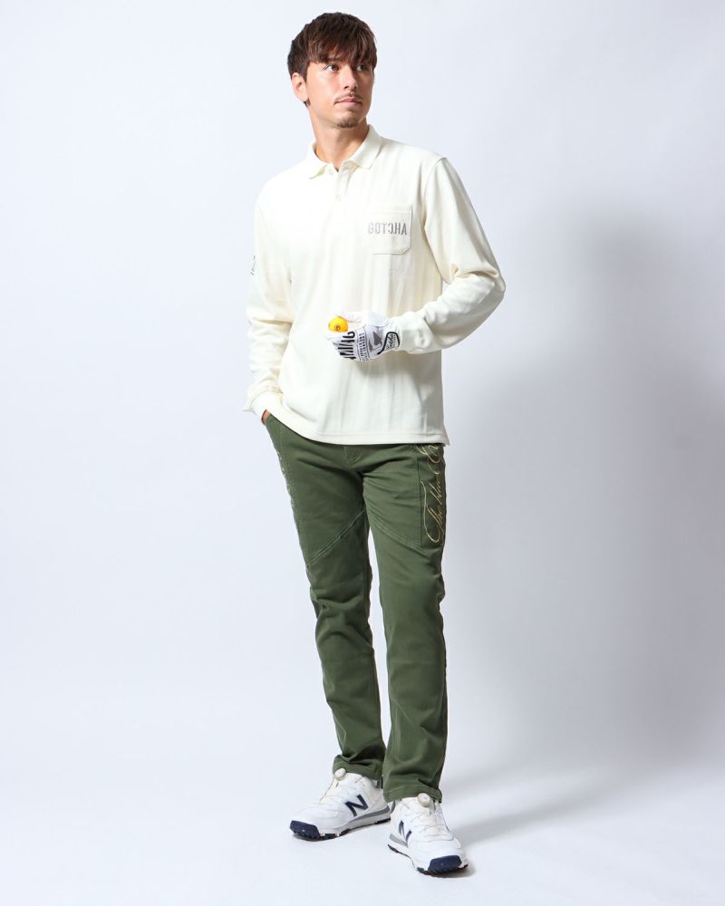 クリーム：180cm/70kg(Lサイズ着用)