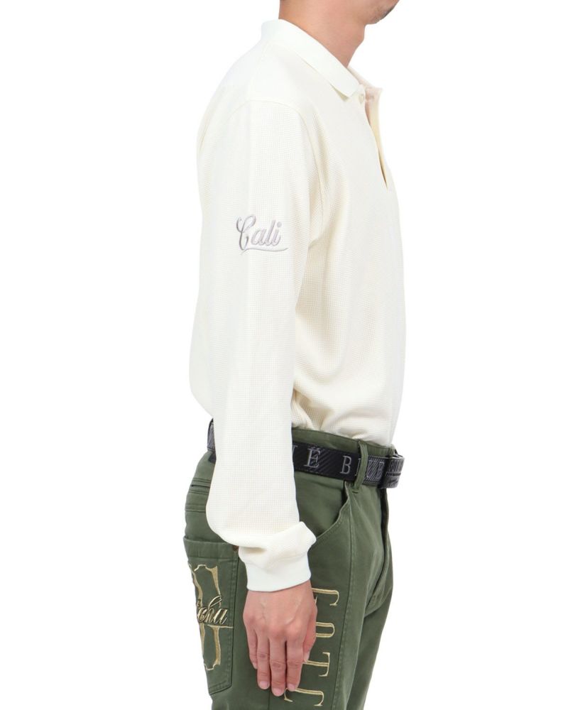 クリーム：174cm62kg(Lサイズ着用)