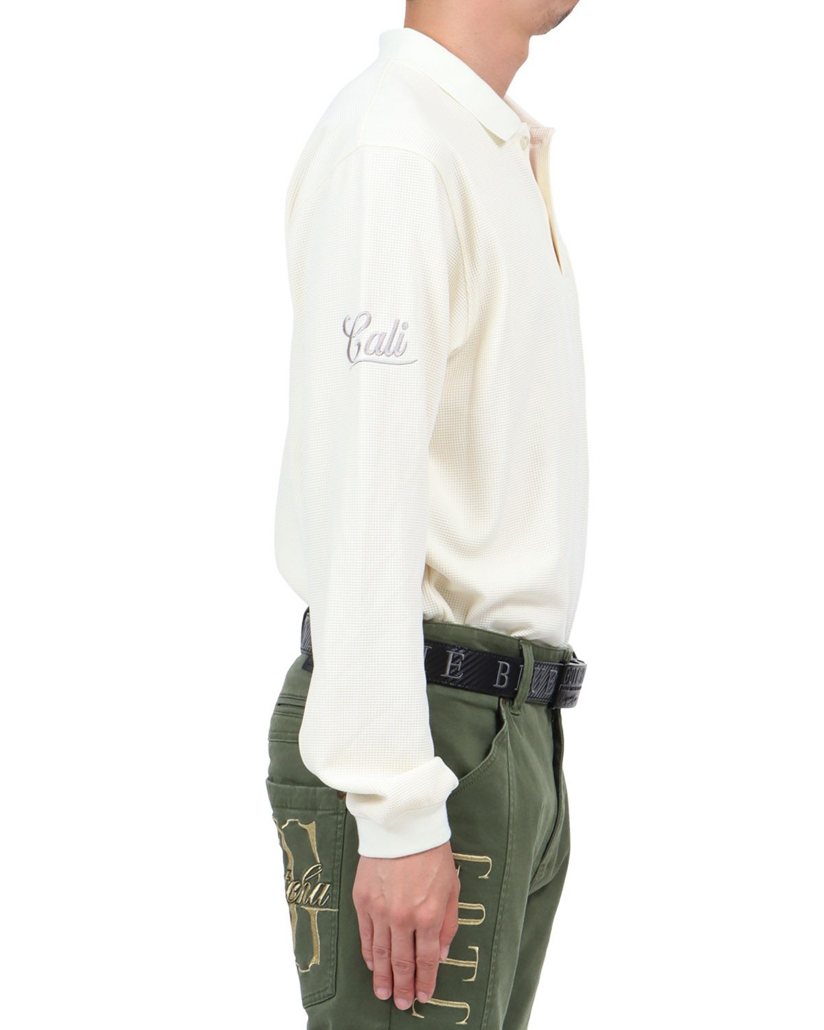 クリーム：174cm62kg(Lサイズ着用)