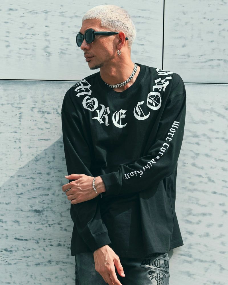 MCD] アラウンド ザ ネック ロゴ ロンT | PEET ONLINE STORE