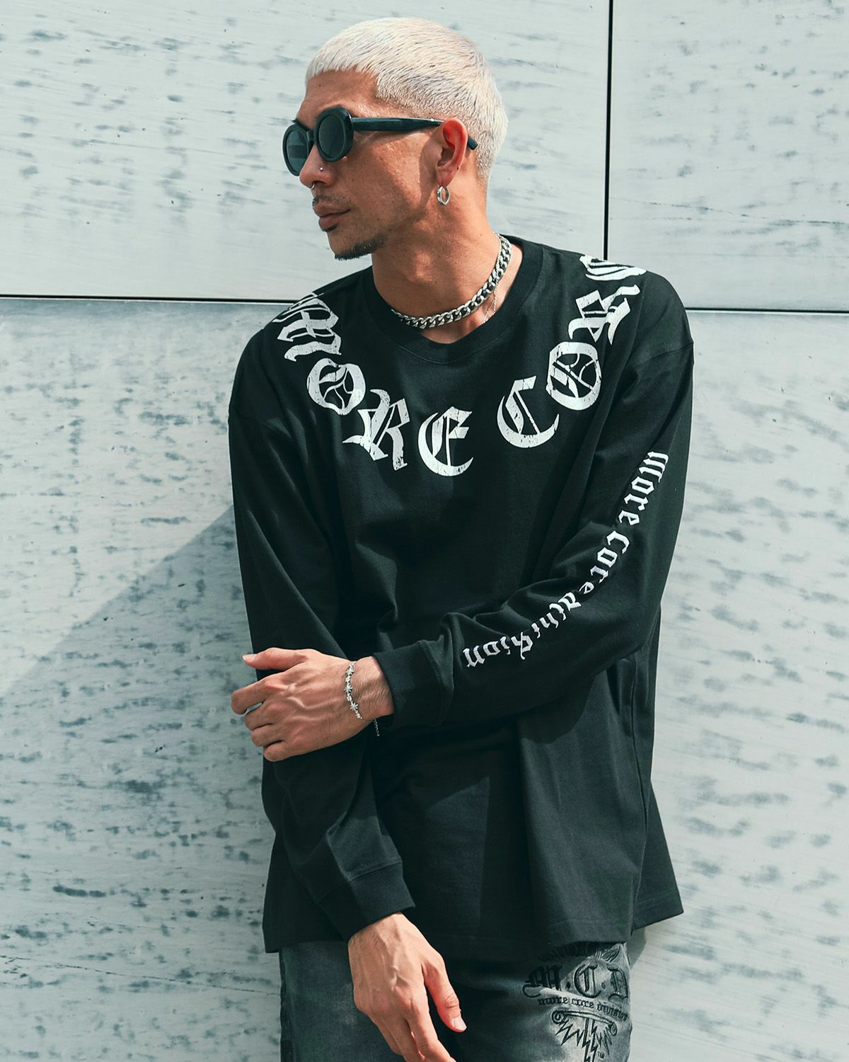 ブラック:183cm(Lサイズ着用)