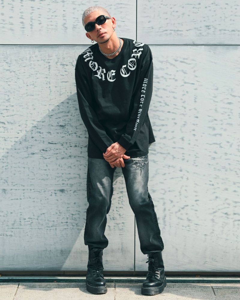 ブラック:183cm(Lサイズ着用)