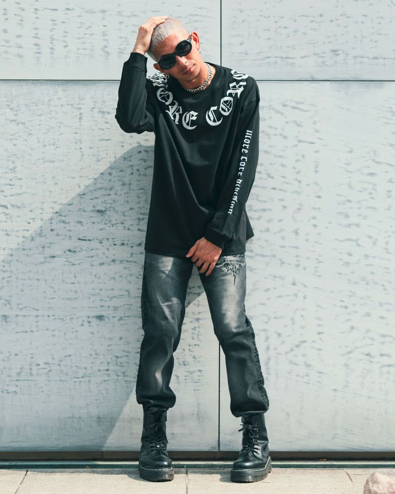 ブラック:183cm(Lサイズ着用)