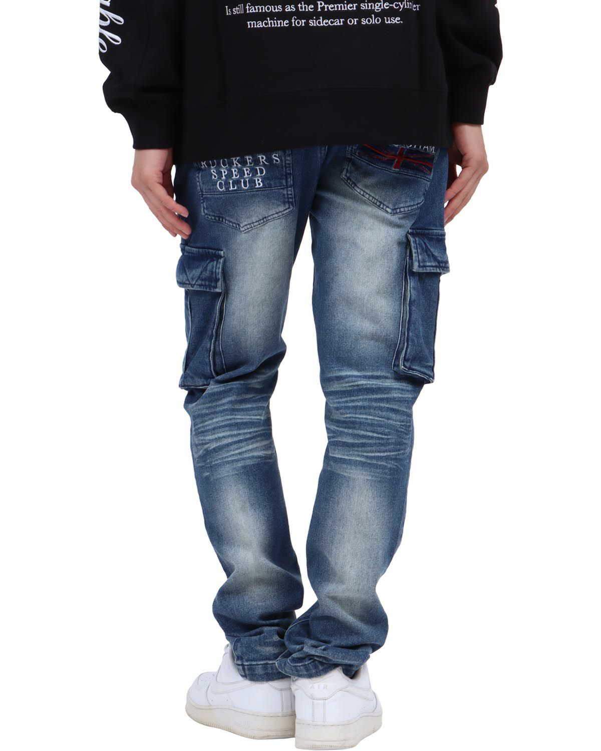 インディゴ：174cm62kg(Lサイズ着用)