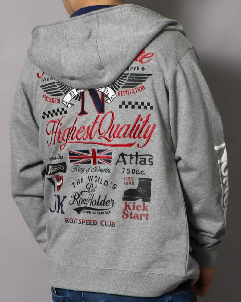 杢グレー：178cm/75kg(Lサイズ着用)