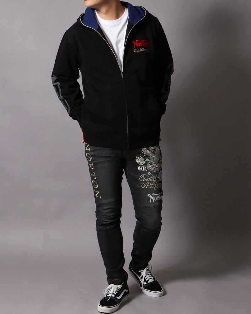 ブラック：178cm/75kg(Lサイズ着用)