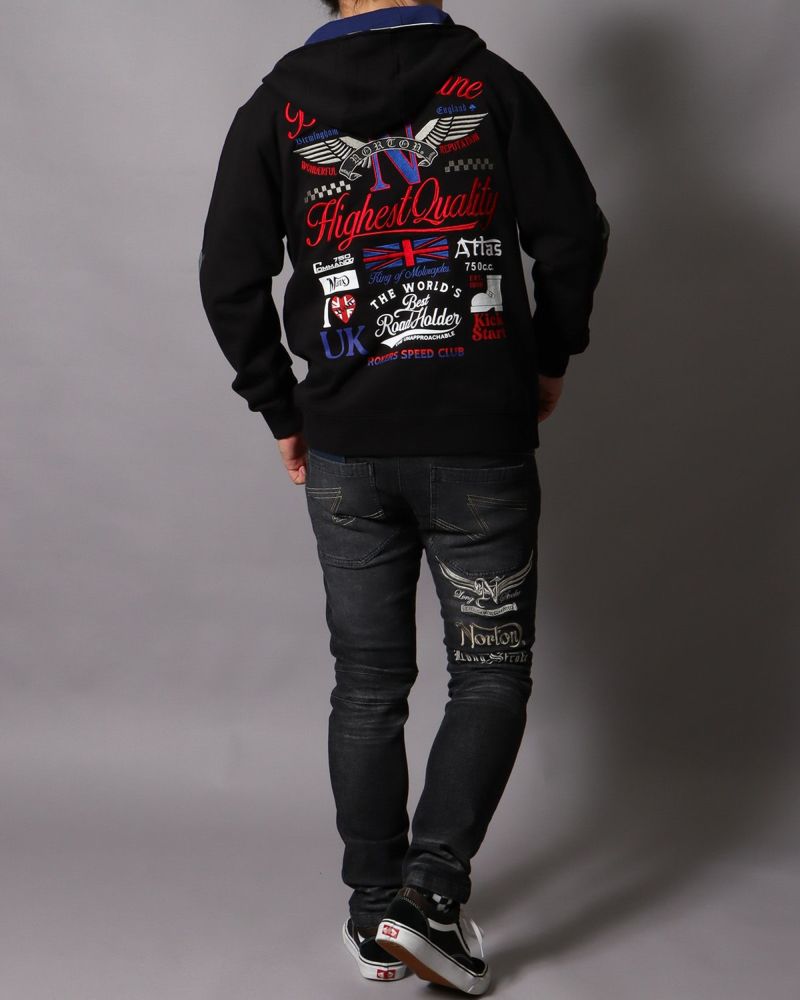 ブラック：178cm/75kg(Lサイズ着用)