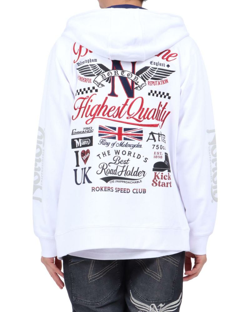 ホワイト：174cm62kg(Lサイズ着用)