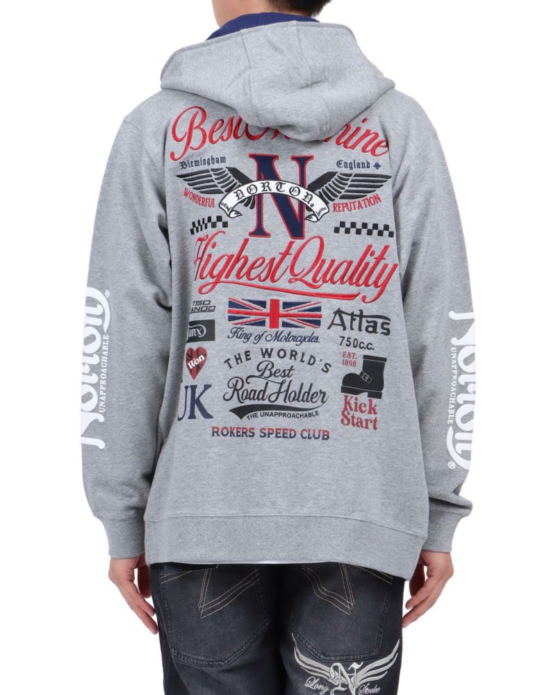 杢グレー：174cm62kg(Lサイズ着用)