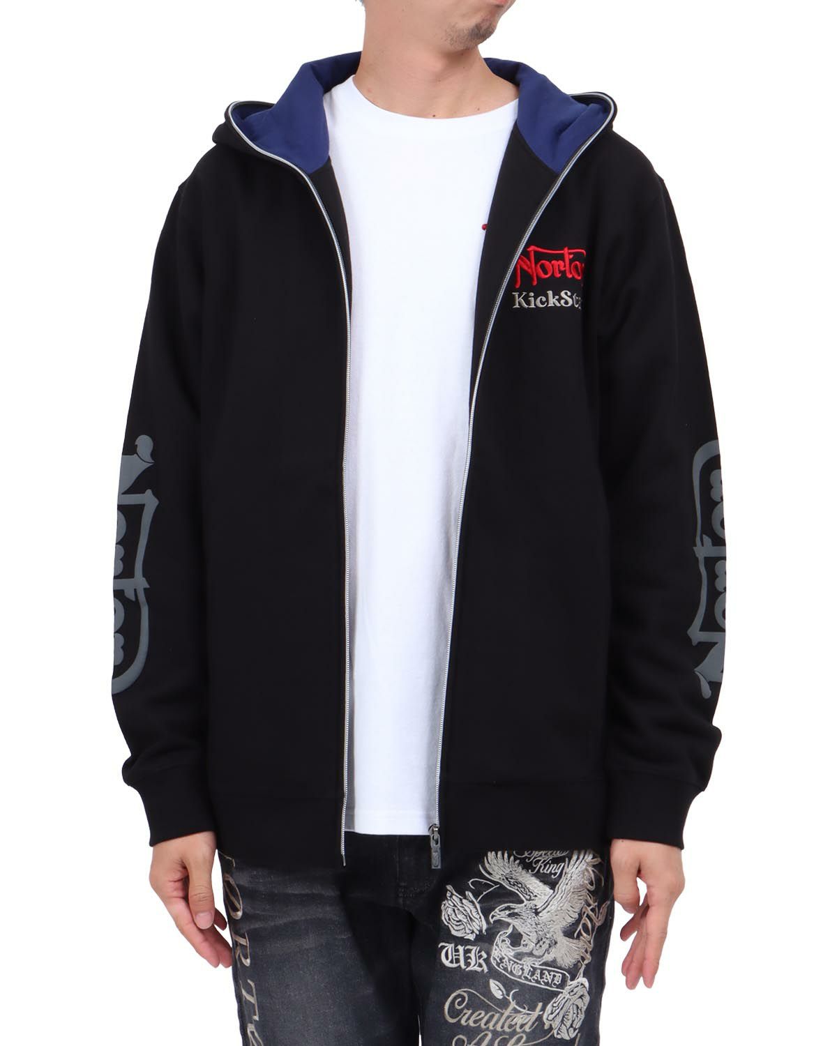 ブラック：174cm62kg(Lサイズ着用)