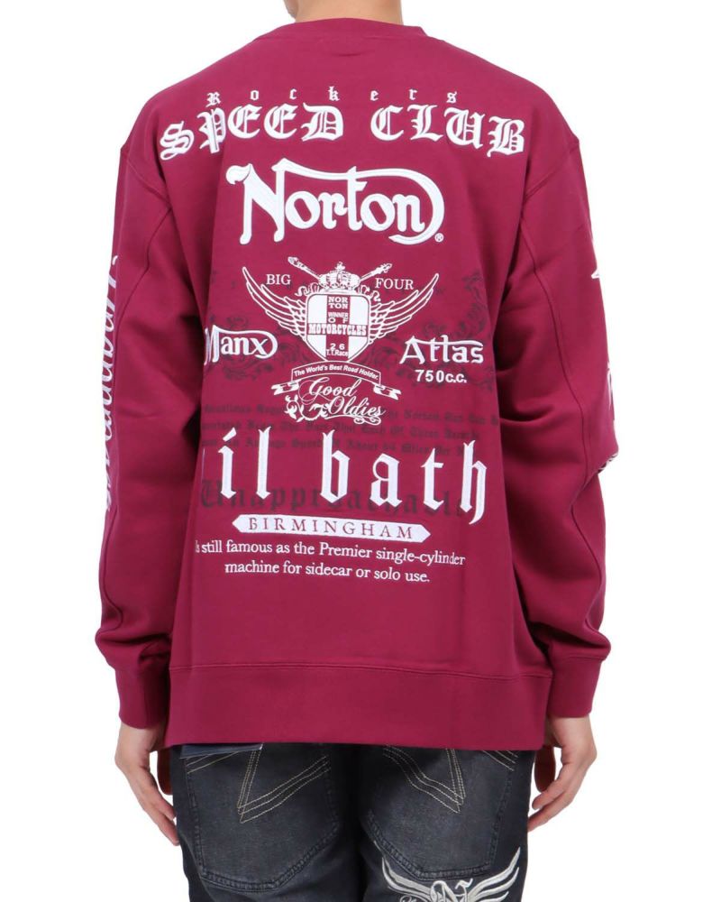 ダークレッド：174cm62kg(Lサイズ着用)