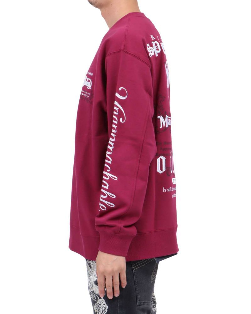 ダークレッド：174cm62kg(Lサイズ着用)