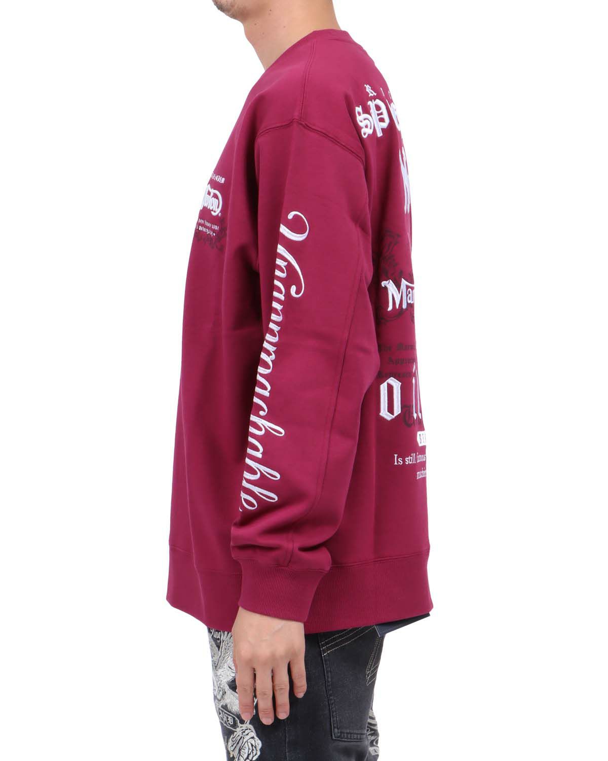 ダークレッド：174cm62kg(Lサイズ着用)