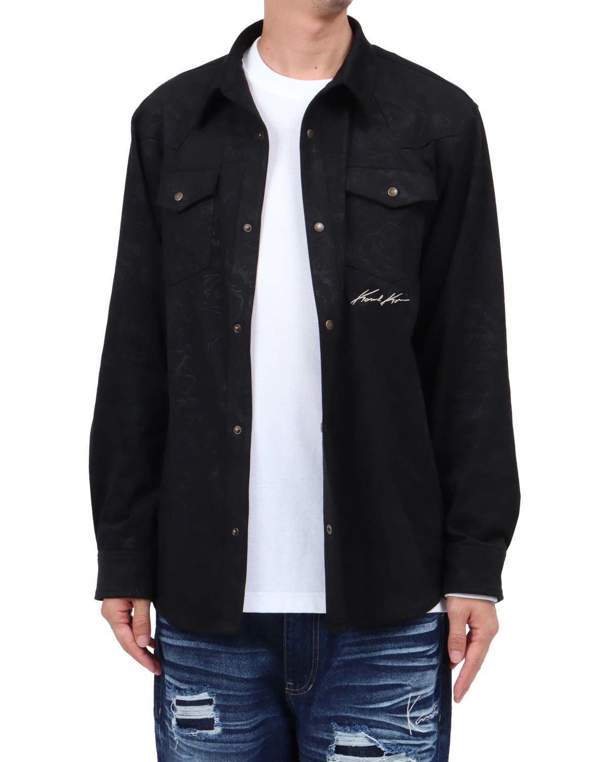 ブラック：174cm62kg(Lサイズ着用)