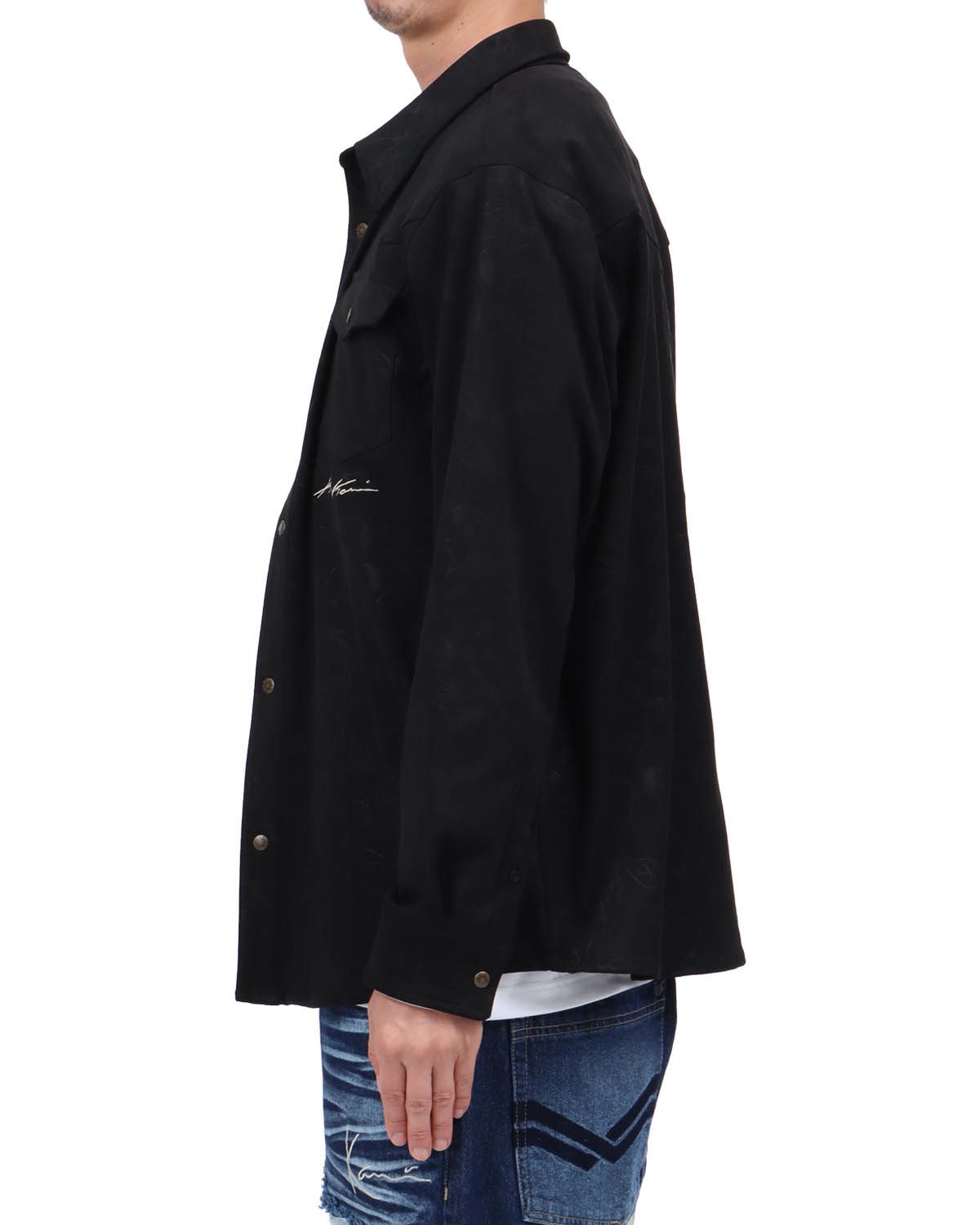 ブラック：174cm62kg(Lサイズ着用)