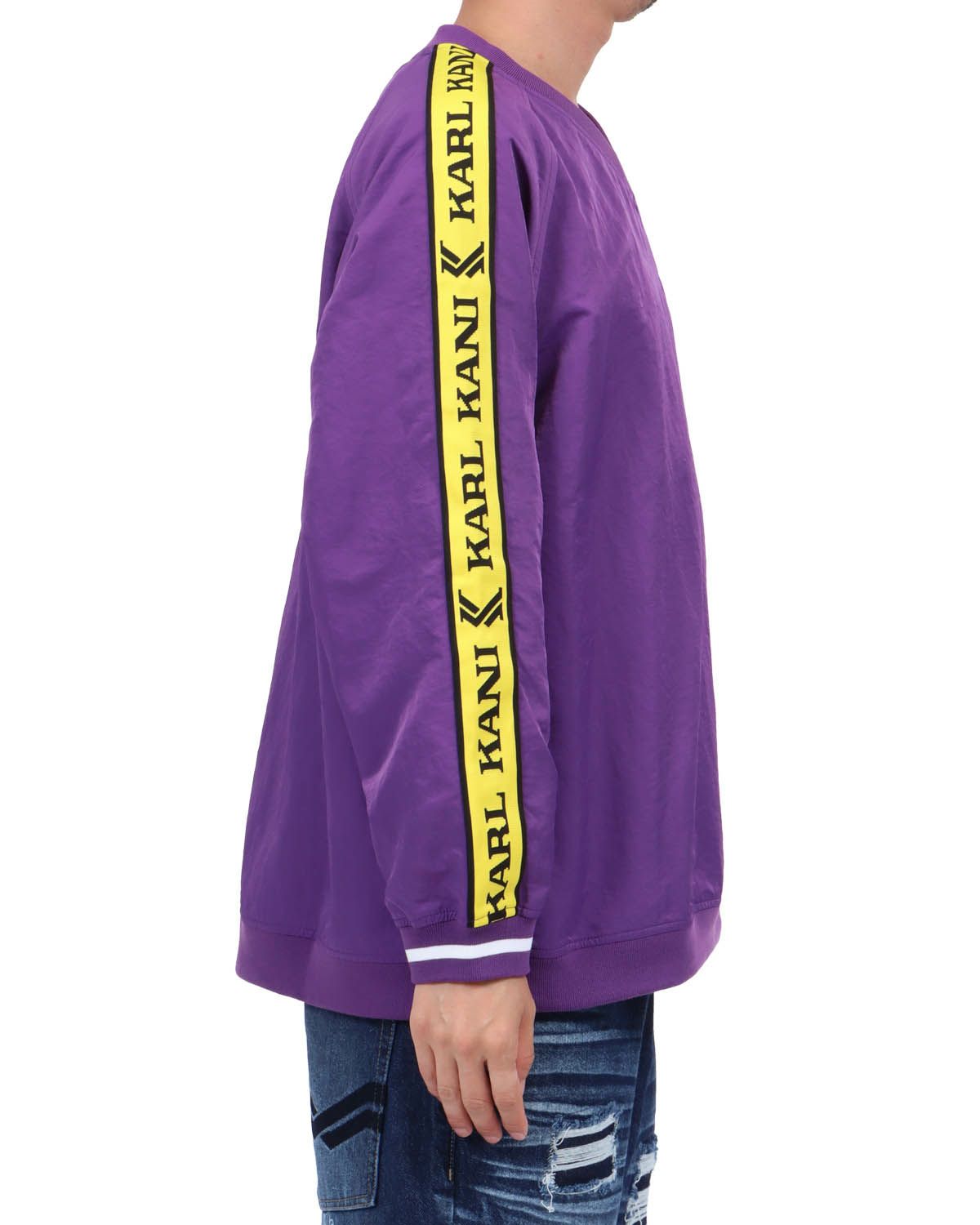 パープル：174cm62kg(Lサイズ着用)