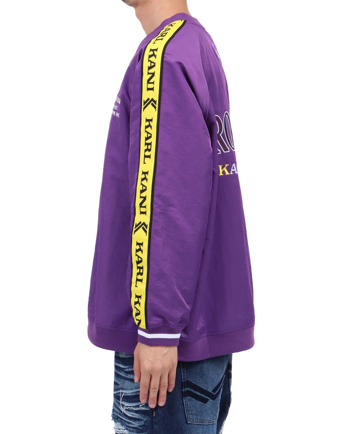 パープル：174cm62kg(Lサイズ着用)