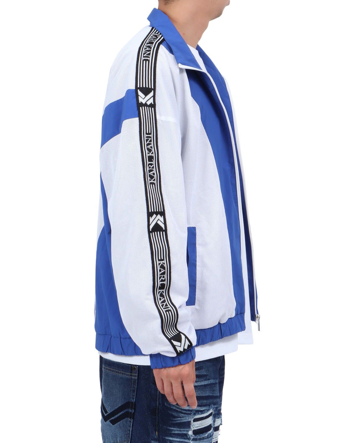 ホワイト：174cm62kg(Lサイズ着用)