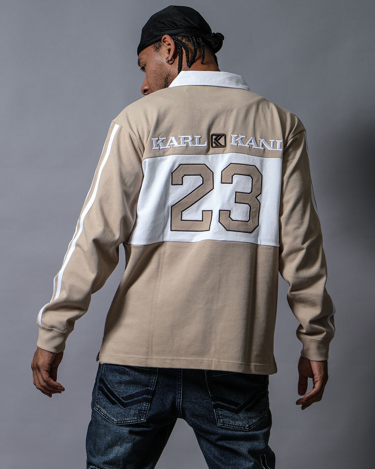 ベージュ：180cm(XLサイズ着用)