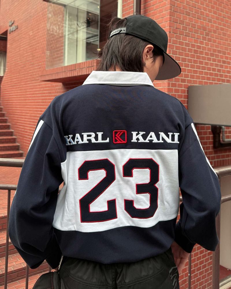 ネイビー：168cm55kg(Lサイズ着用)