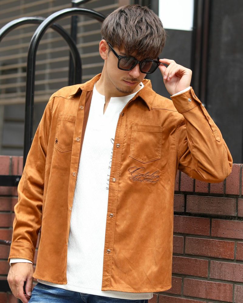 キャメル：180cm/70kg(Lサイズ着用)