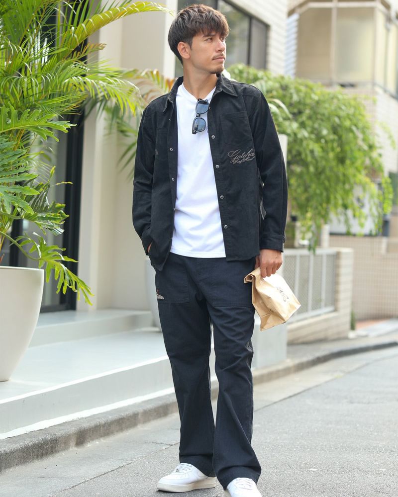 ブラック：180cm/70kg(Lサイズ着用)