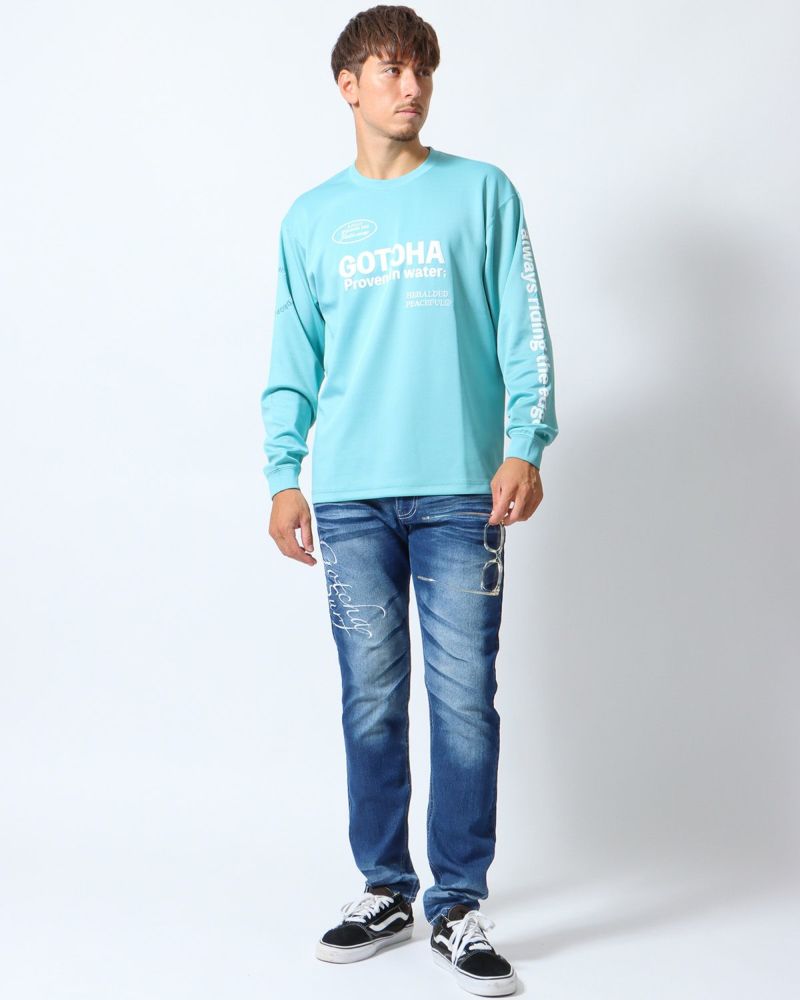 アップルグリーン：180cm/70kg(Lサイズ着用)