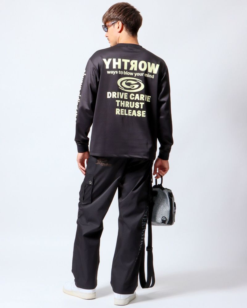 ブラック：180cm/70kg(Lサイズ着用)