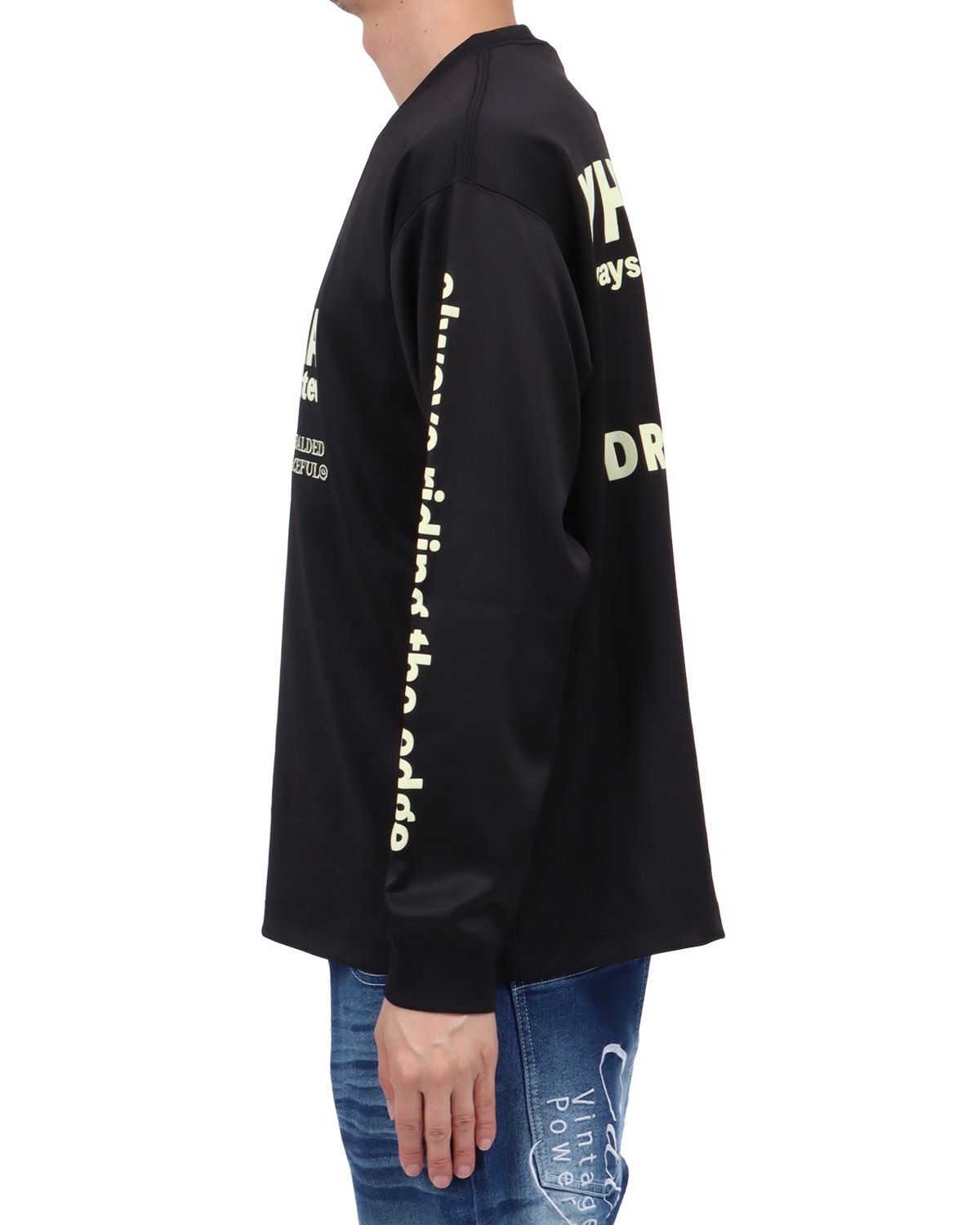 ブラック：174cm62kg(Lサイズ着用)