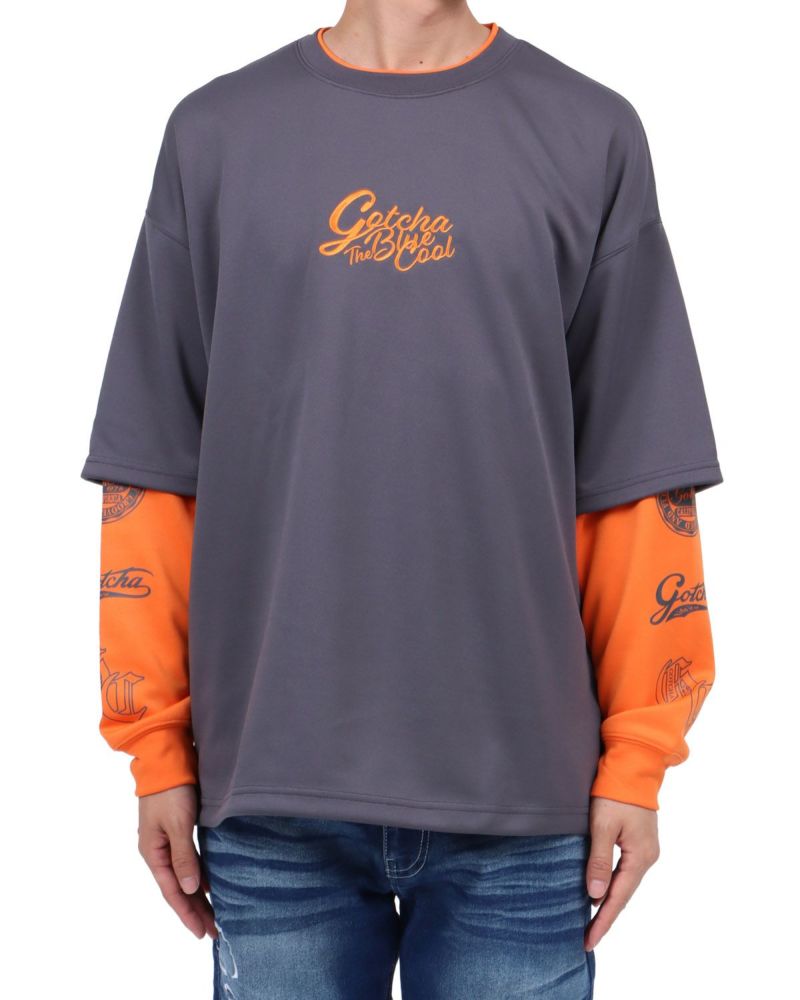 チャコール：174cm62kg(Lサイズ着用)